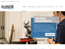 Tablet Screenshot of emnor.com